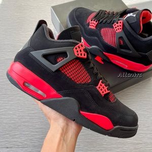 Air Jordan 4 Retro Black Red Men’s